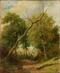 Ländliche Szene, 1864